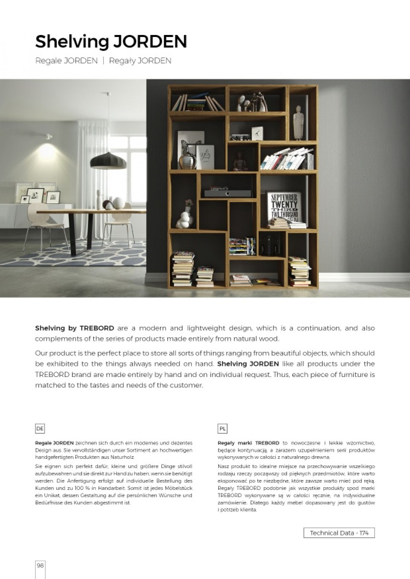 Jorden Shelf Trebord