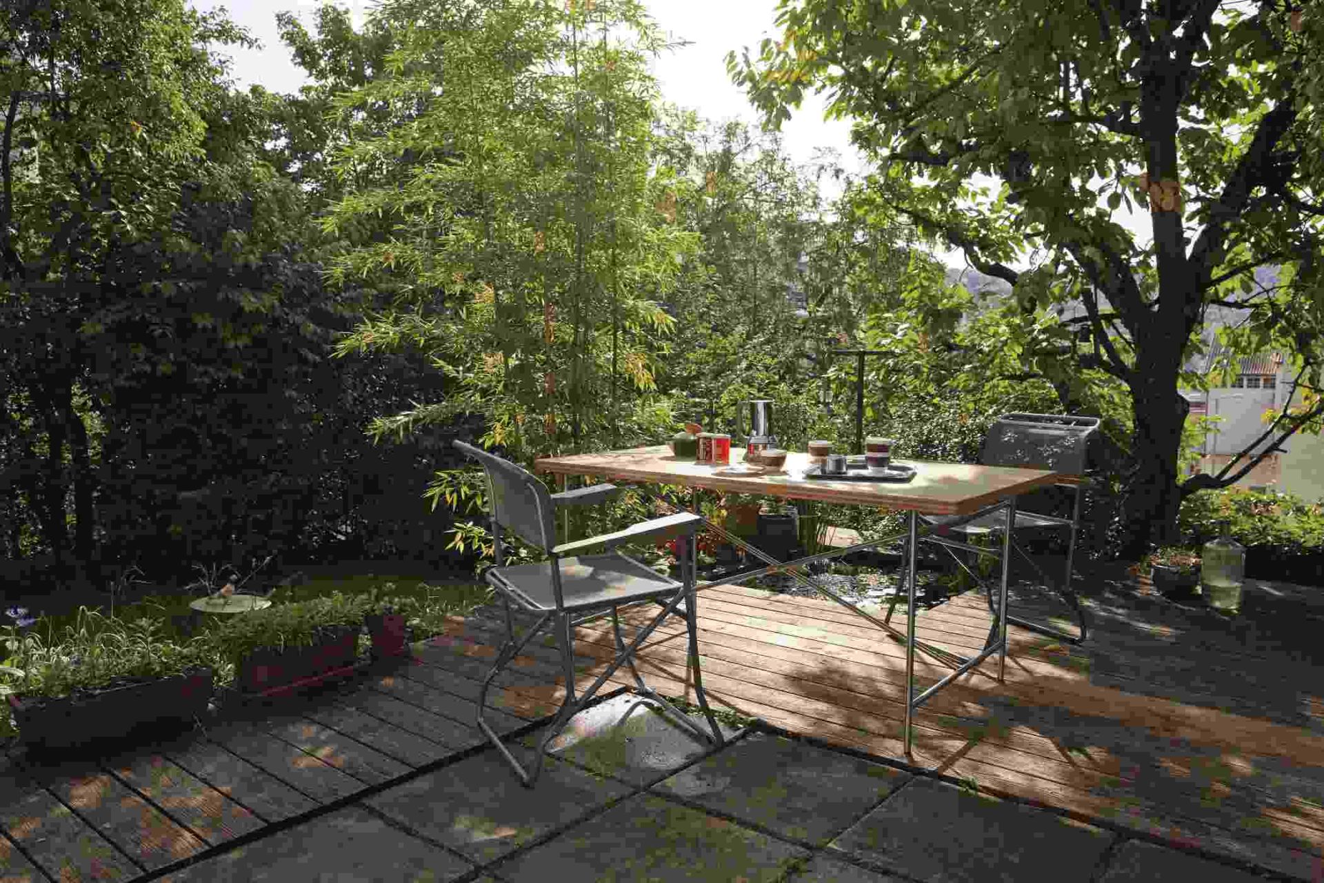 Eiermann 2 dining table indoor / outdoor complete Richard Lampert  