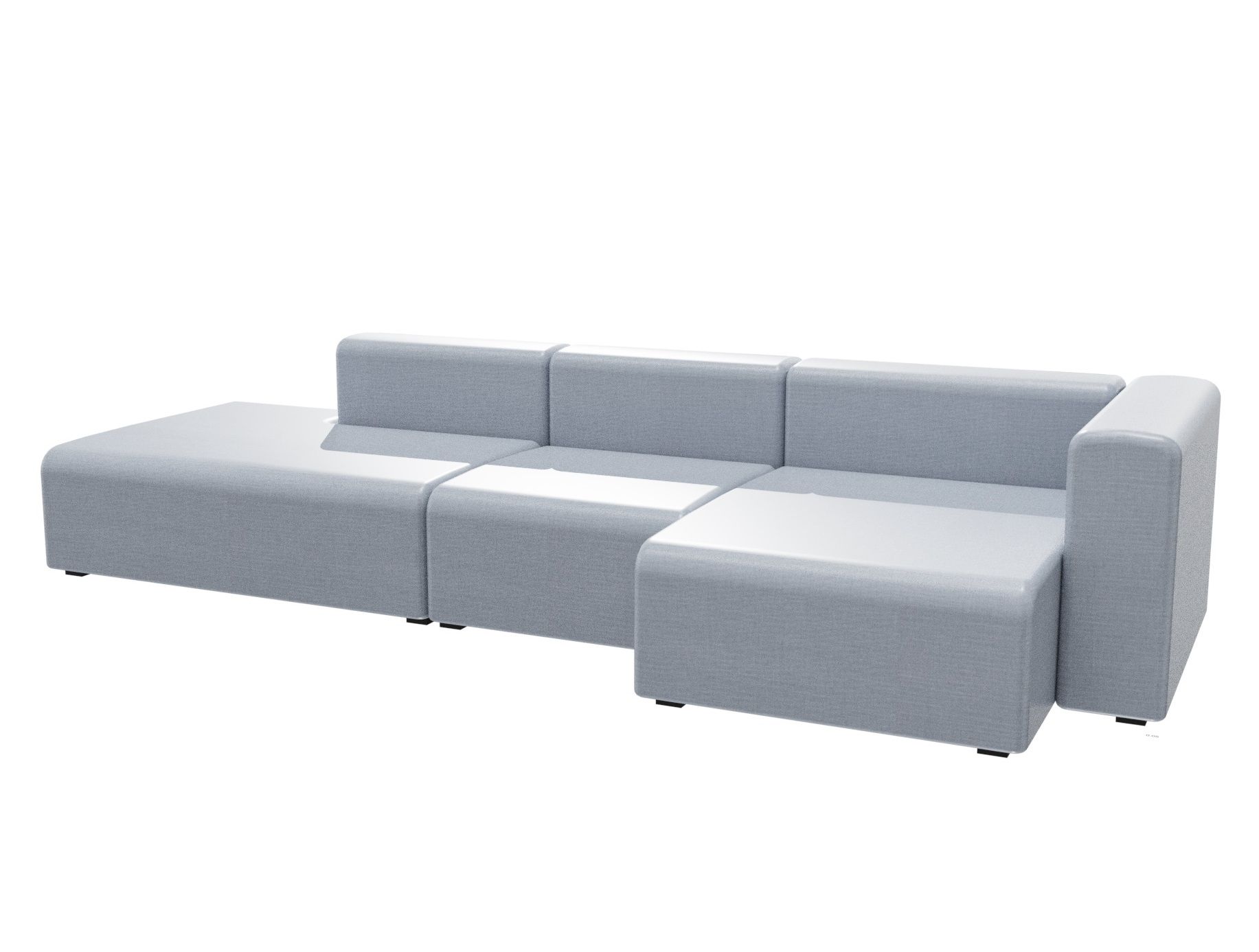 Mags Sofa 3 Seater Combination 4 Hay