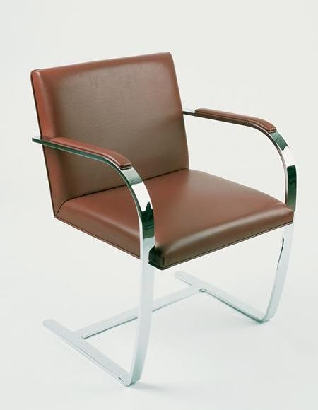Brno Tubular Chair Flat Steel Knoll International  