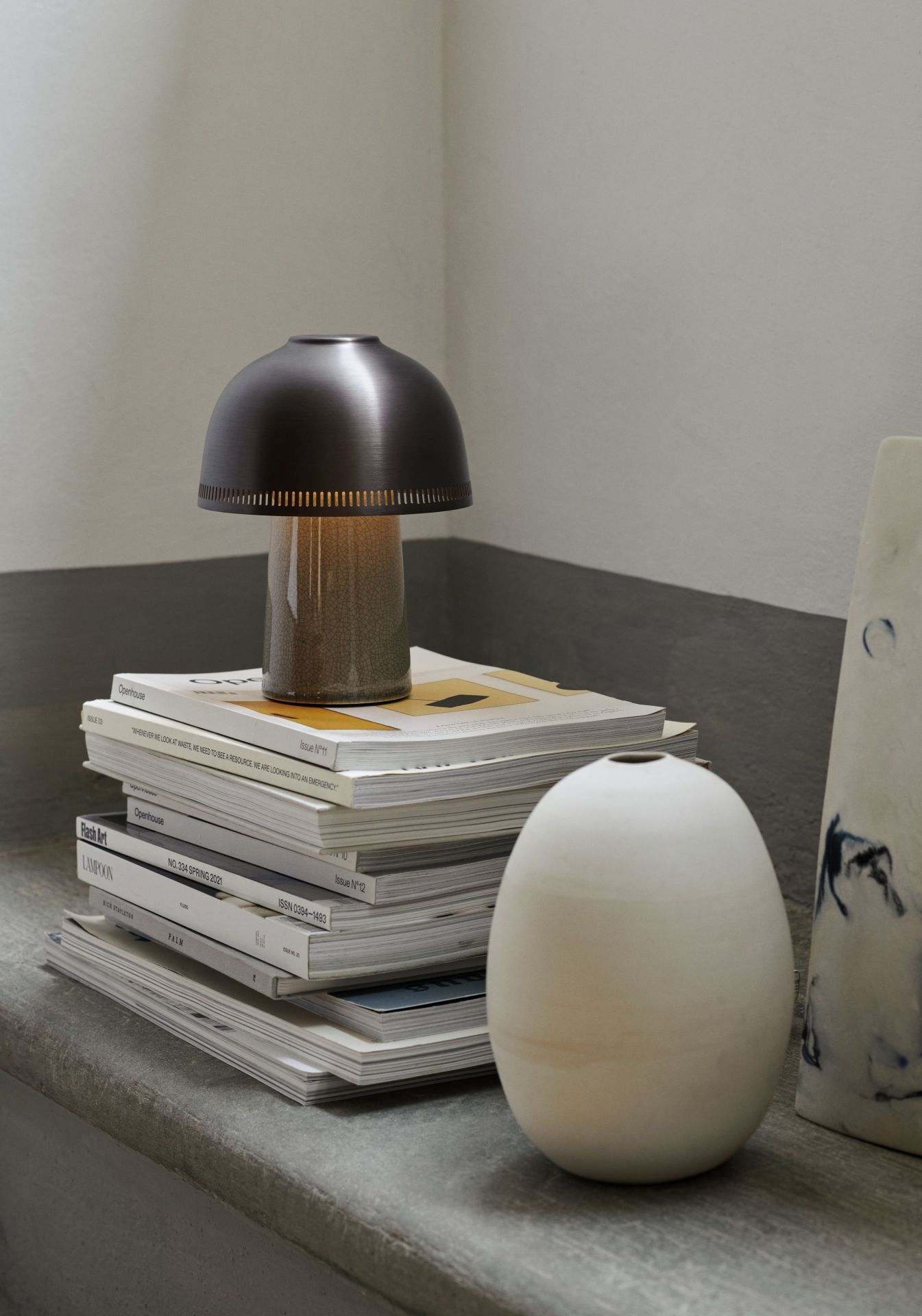 Raku SH8 Battery Lamp AndTradition
