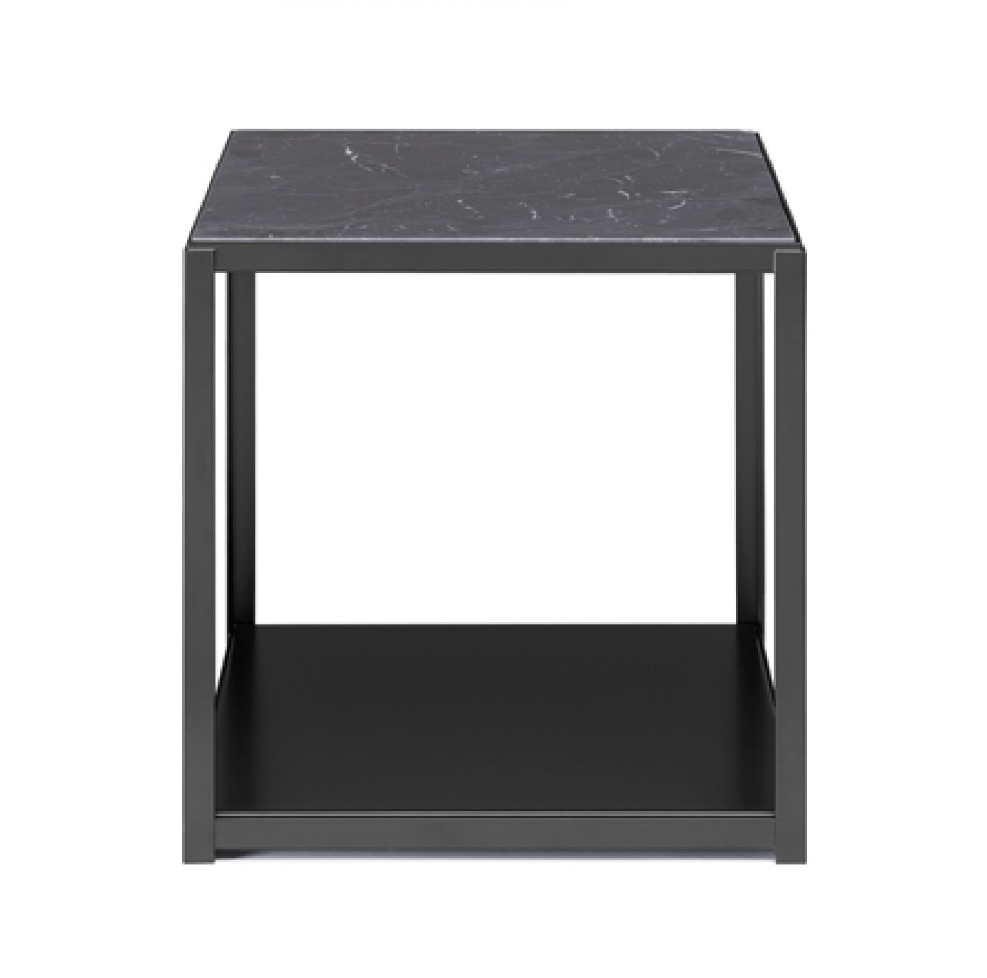 FK12 Fortyforty side table frame jet black e15 