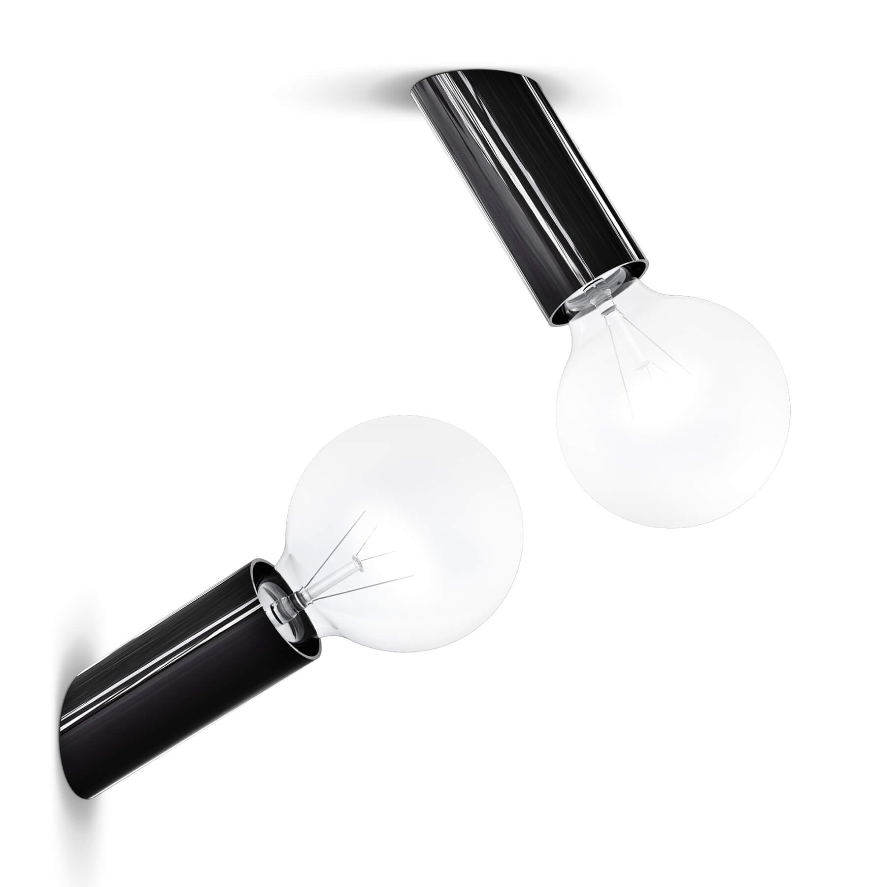 DNA Wall/Ceiling Light Easy-1 Black Next