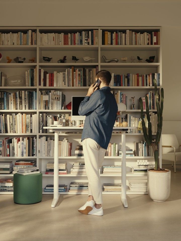 Tyde 2 Standing/Sitting Table Home Desk Vitra desk