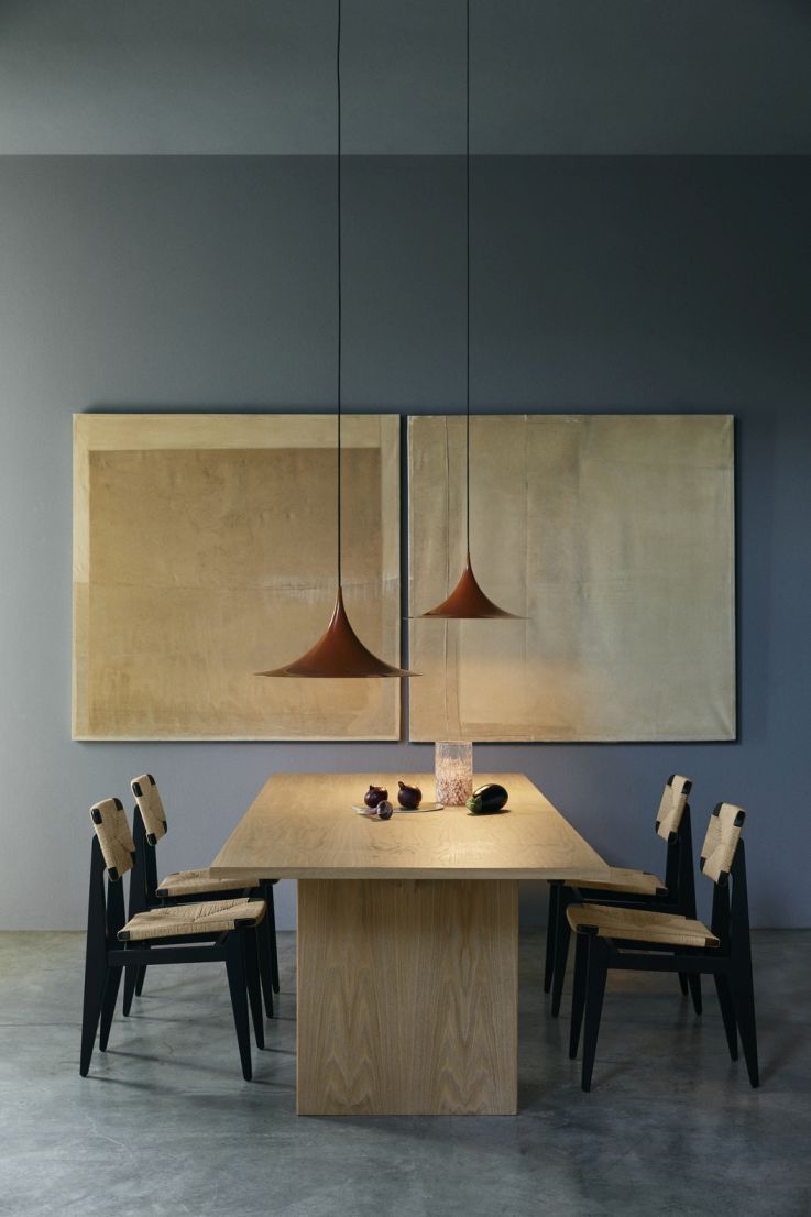 Private Dining Table Rectangular 260 Light Stained Oak Veneer Gubi