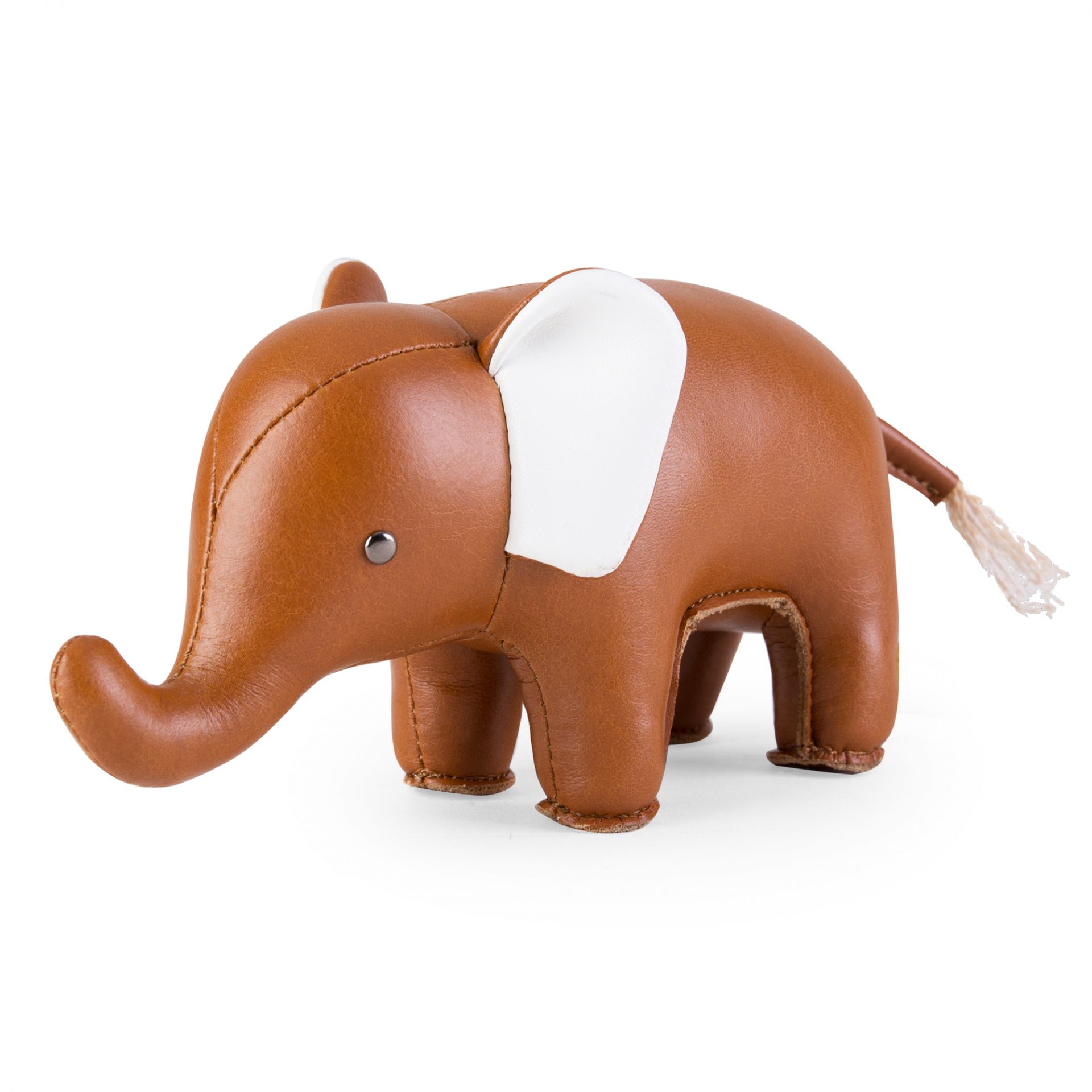 Paperweight Classic Elephant Tan/White Züny