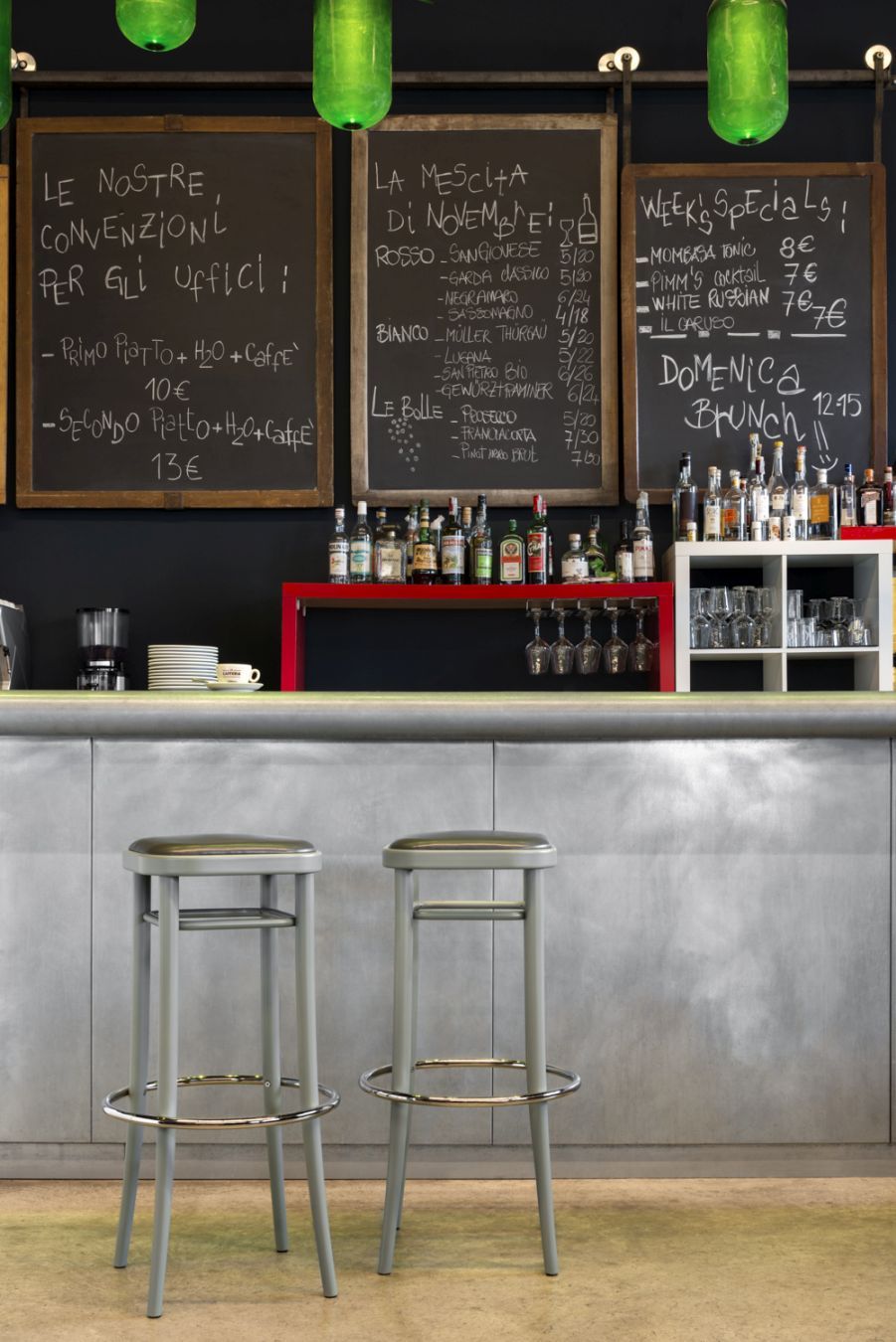 Vienna 144 Bar stool with plywood seat Wiener GTV Design