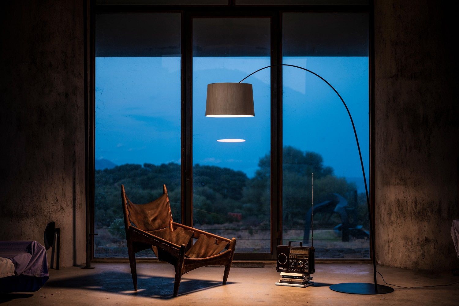 Twiggy Elle Wood LED Floor lamp Foscarini 