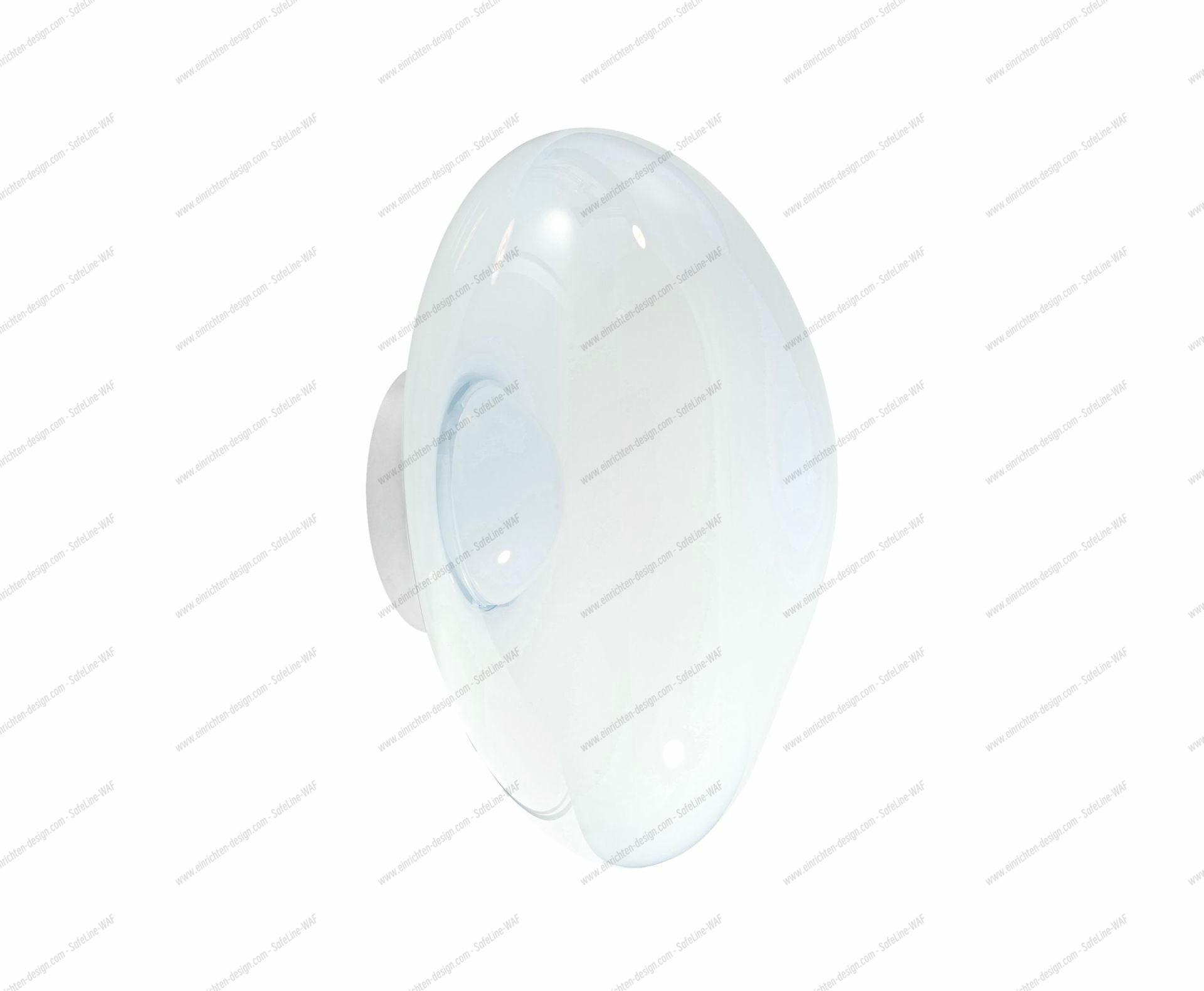 Melt Surface LED Wall Light Opal - Silver Tom Dixon