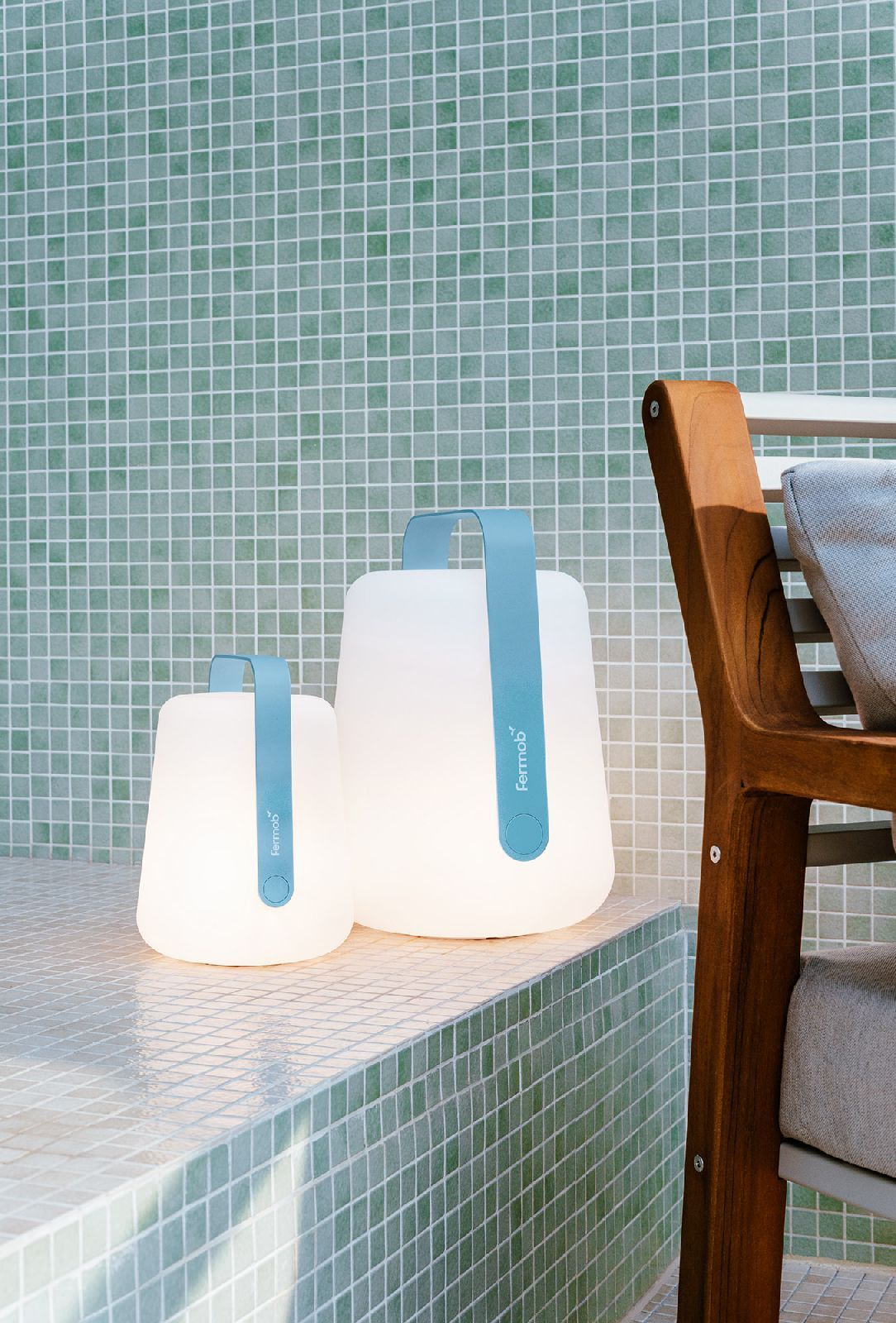 Balad 2 table lamp H 38 cm Fermob cactus