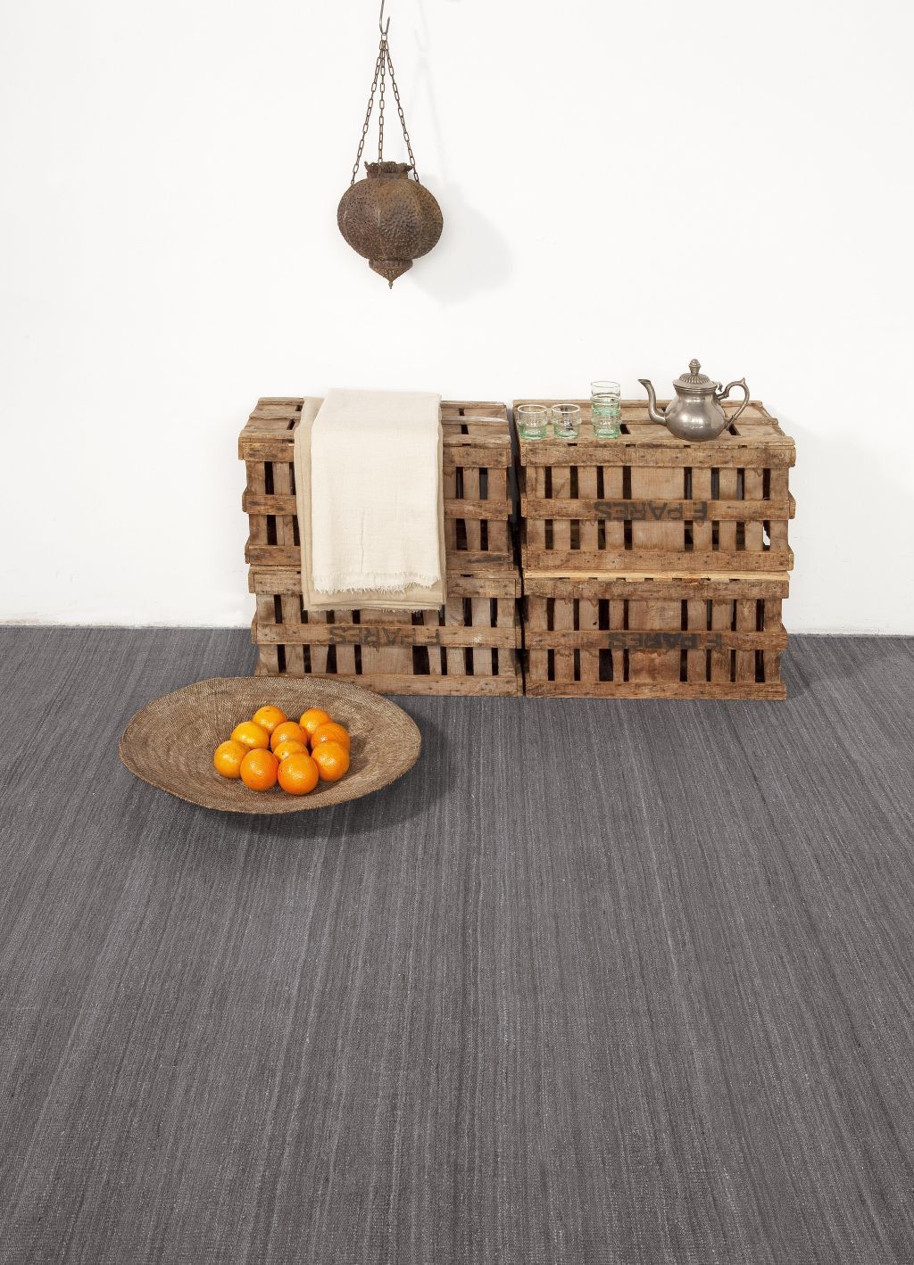 Nomad Rug grey 250x350cm Nanimarquina