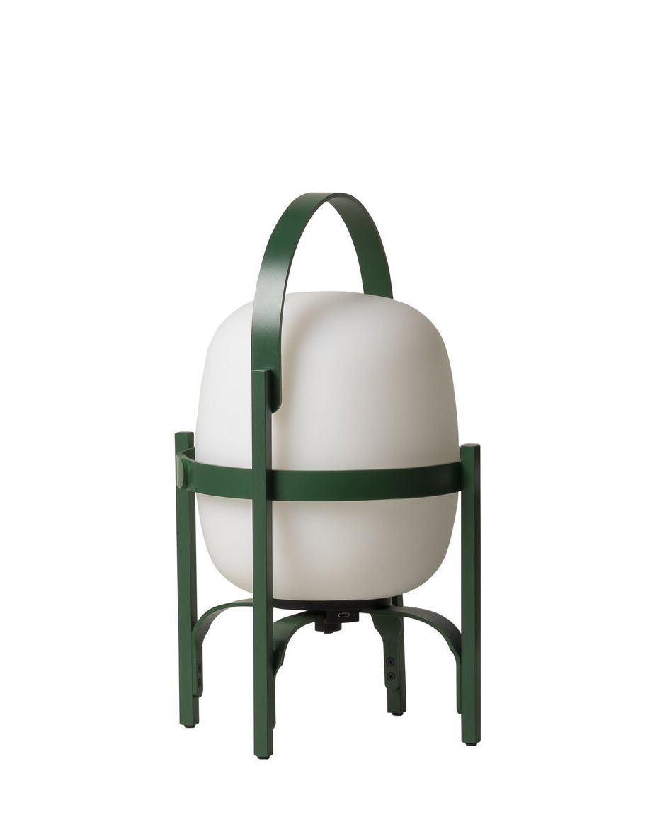 Cestita Alubat Table lamp English Green Santa & Cole