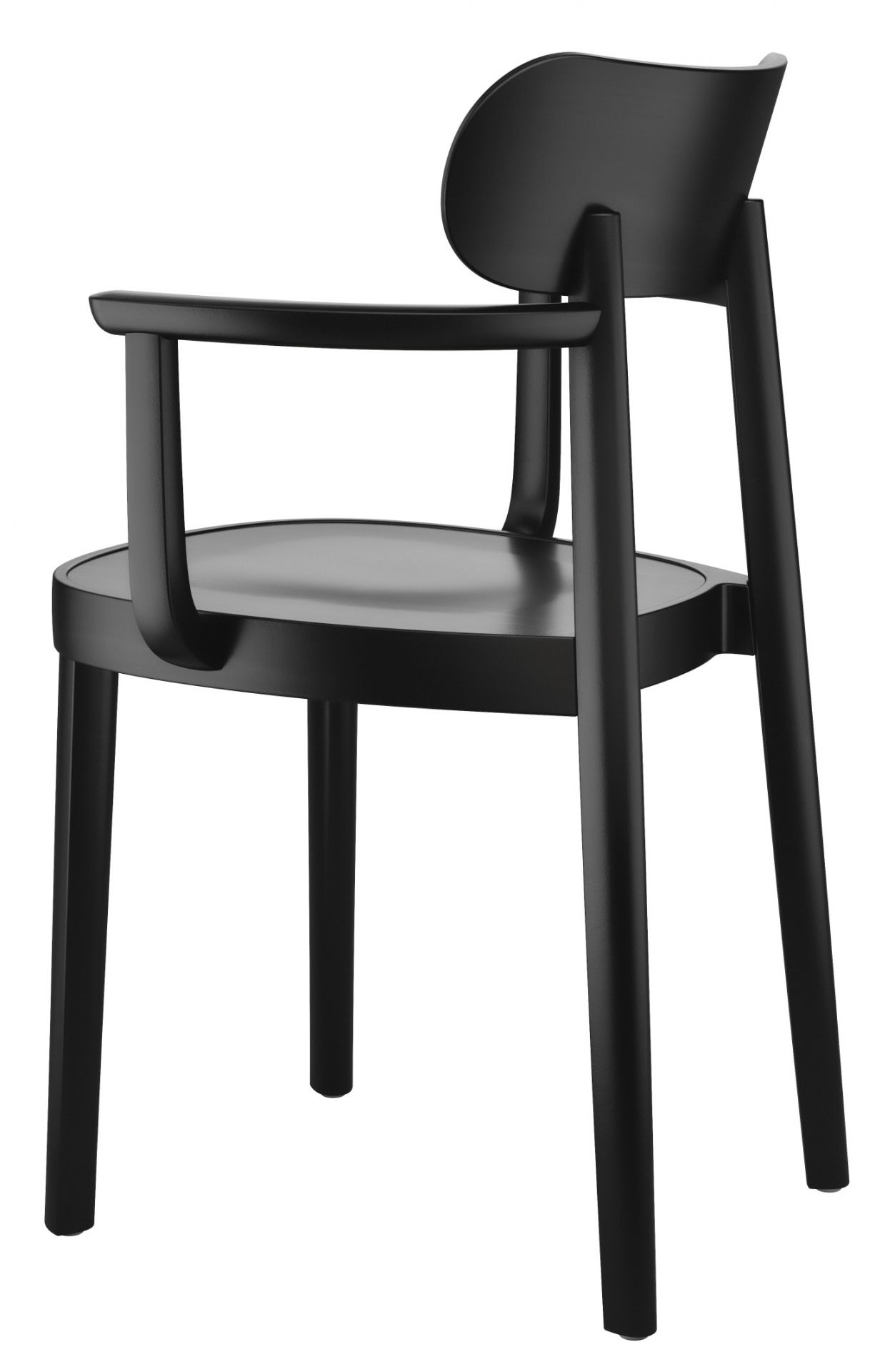 Wooden chair with Armrests 118MF / 118 MF Thonet
