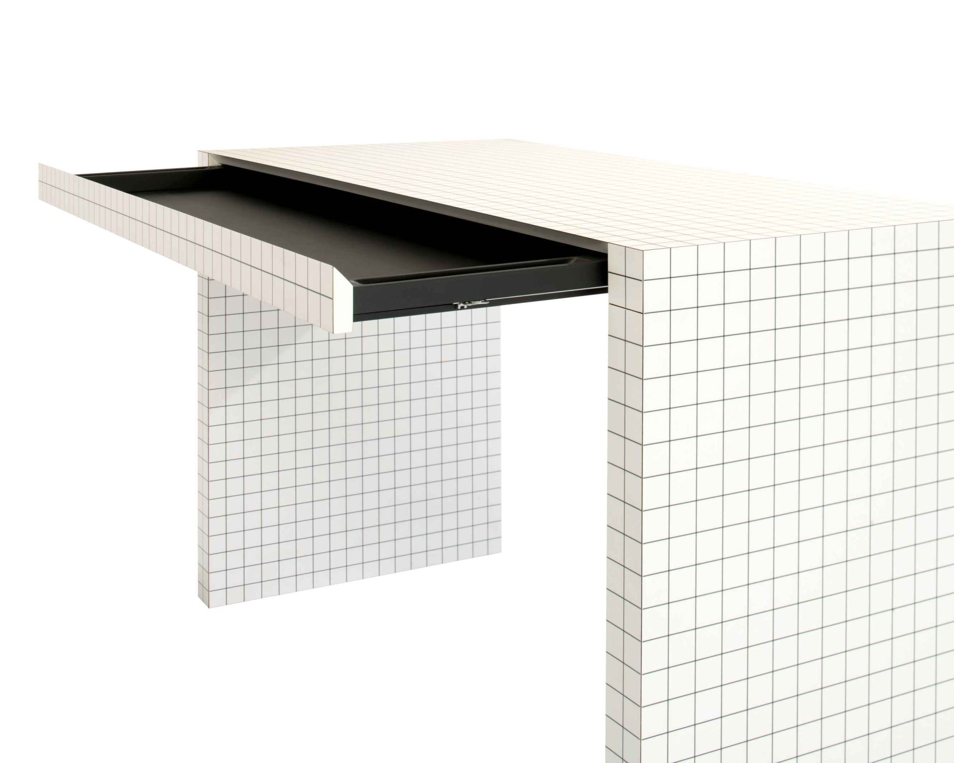 Quaderna table with drawer Zanotta EXHIBITION PIECE