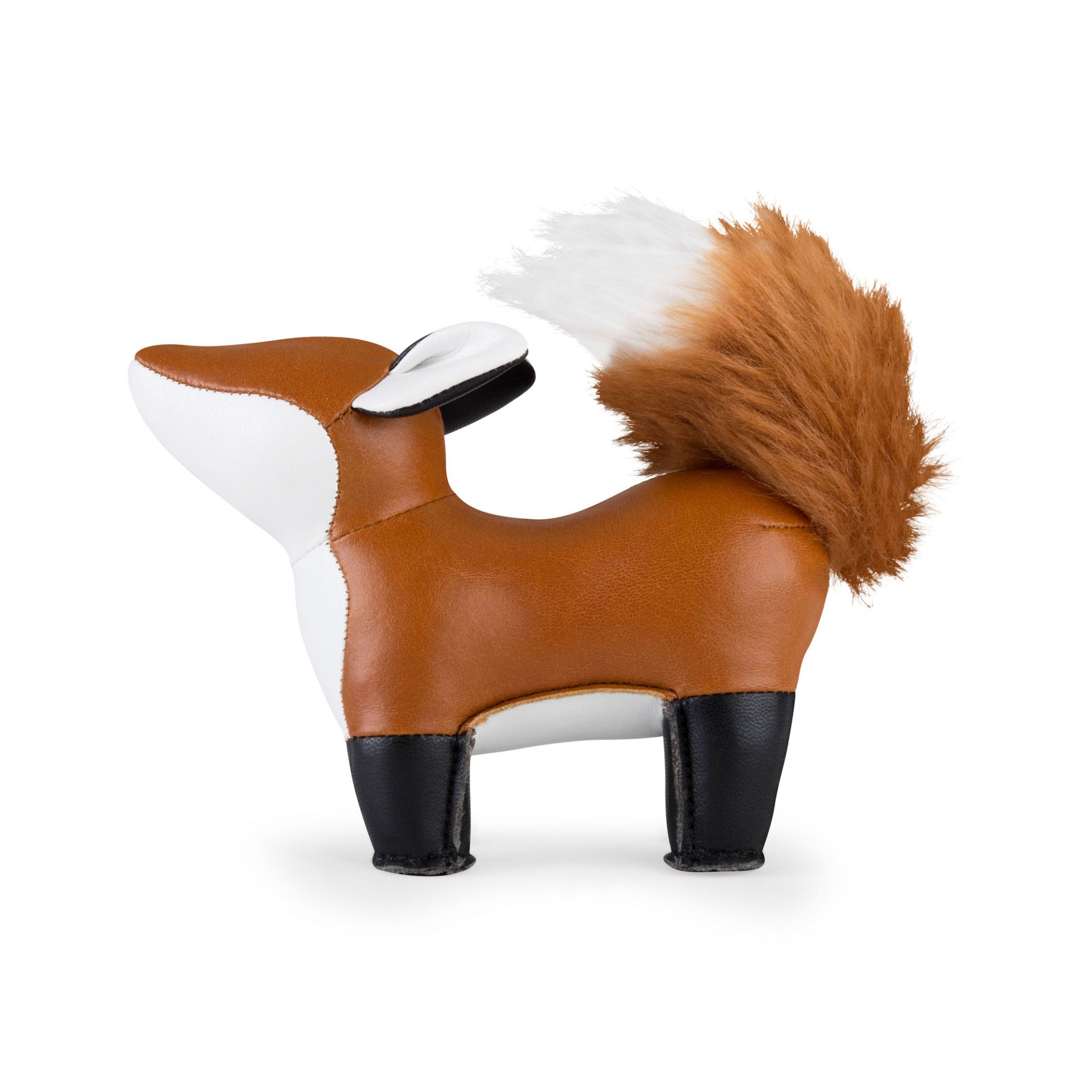 Paperweight Fox Furi Tan/White Züny