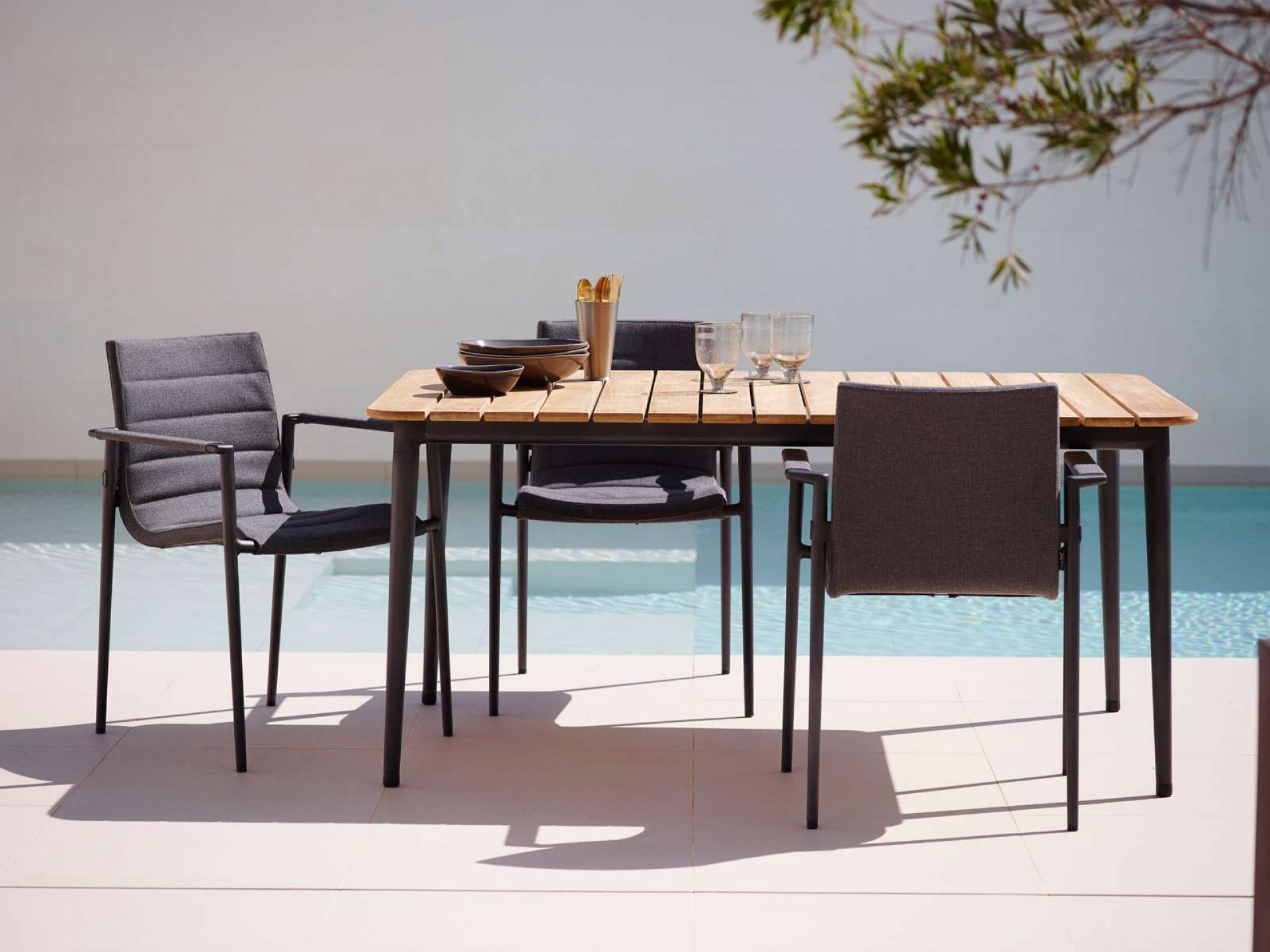 Core Outdoor Chair AirTouch Grey Cane-Line SINGLE PIECES