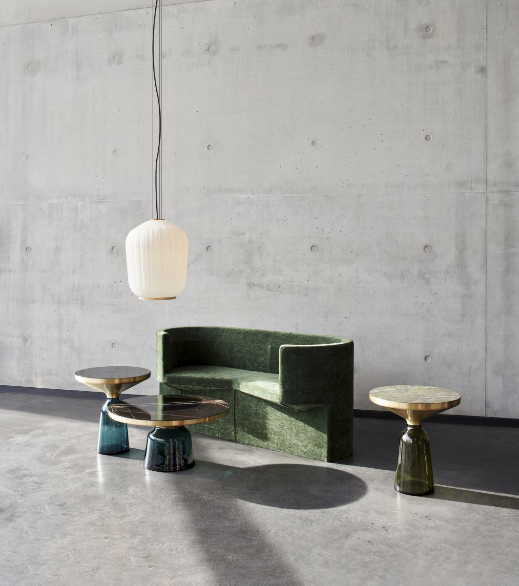 Plissée Pendant lamp brass ClassiCon