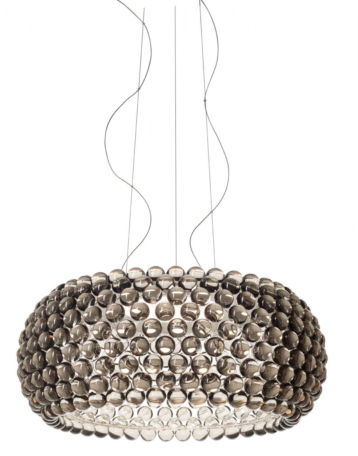 Caboche Plus Grande Pendant light Foscarini Grey