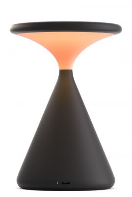 Salt Battery Lamp / Table Lamp Grey