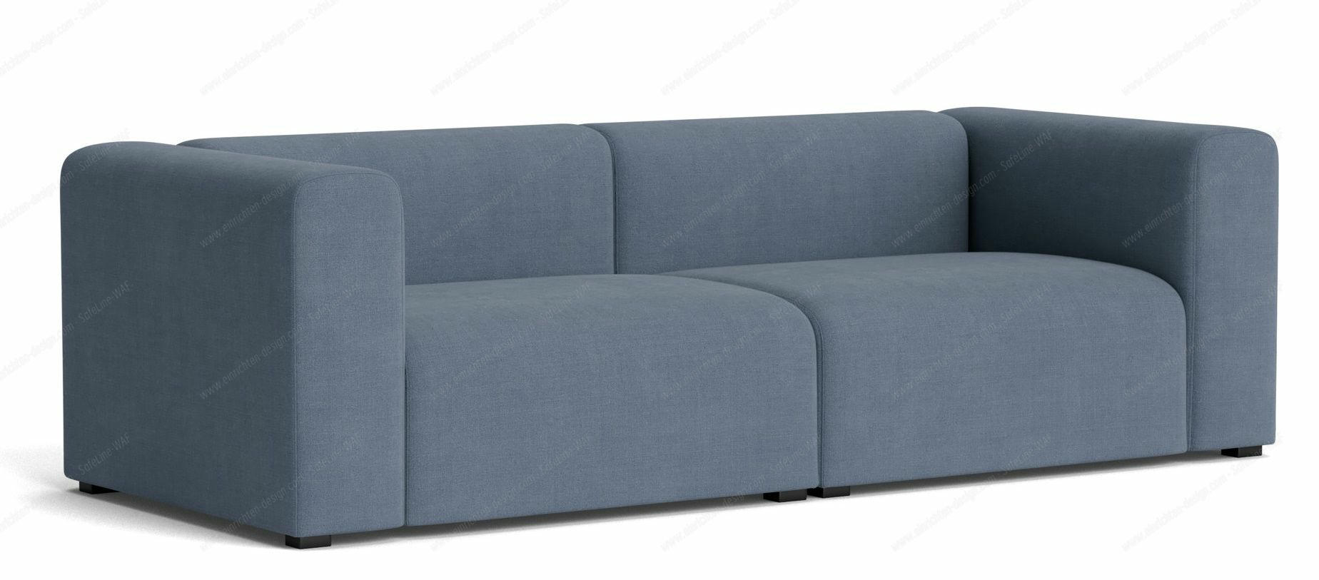 Mags Sofa 2.5-seater Combination 1 Hay fabric Linara 198