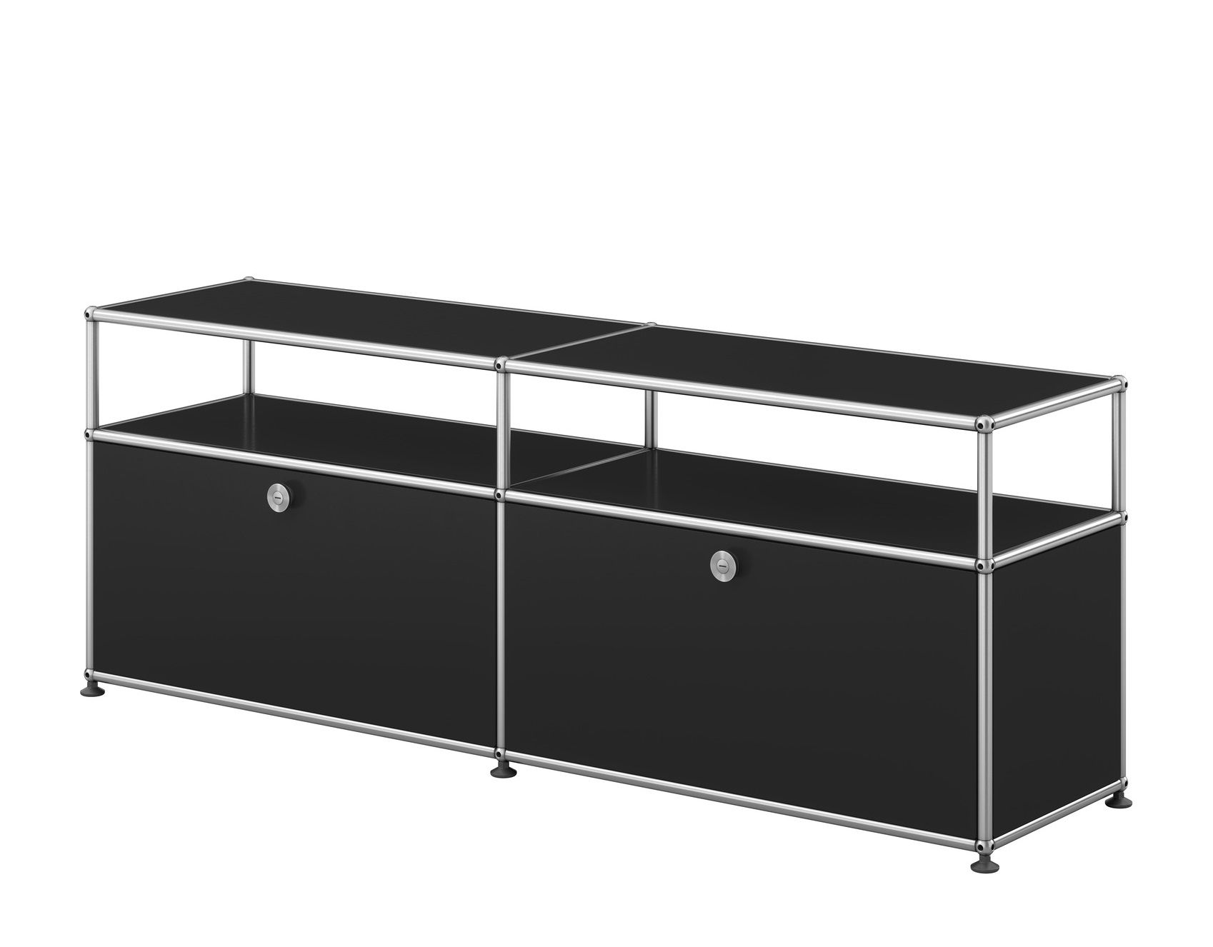 USM Haller Sideboard TV Hi-Fi-Möbel – QUICK SHIP-graphitschwarz