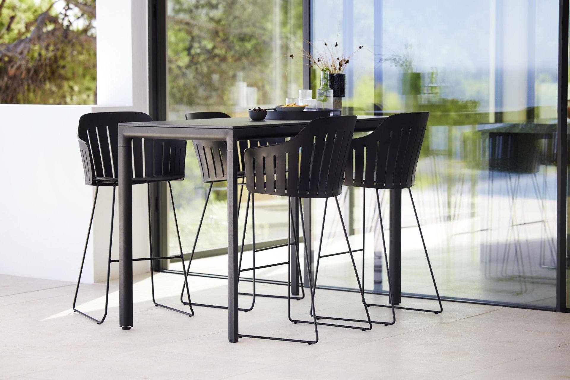 Choice Outdoor Chair Steel Frame 4 Legs Cane-Line 