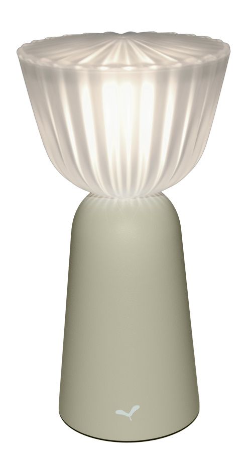Swiing rechargeable lamp / table lamp Fermob Clay grey Swiing Akkuleuchte in Lehmgrau: Moderne Tischleuchte für Innen und Außen, stimmungsvolles Licht.