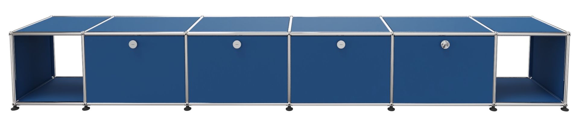 USM Board gentian blue without locks Wx270 cm USM Haller SINGLE PIECES