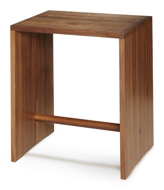 Ulmer Stool Max Bill Walnut wb form SINGLE PIECES
