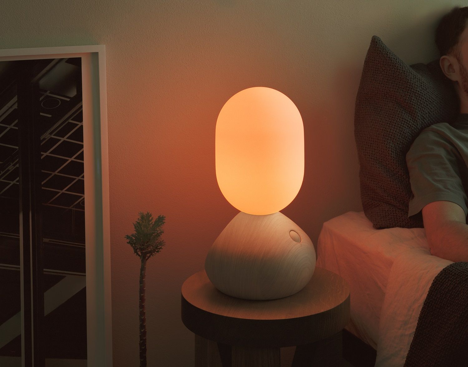 Sun Home light sculpture / table lamp grey