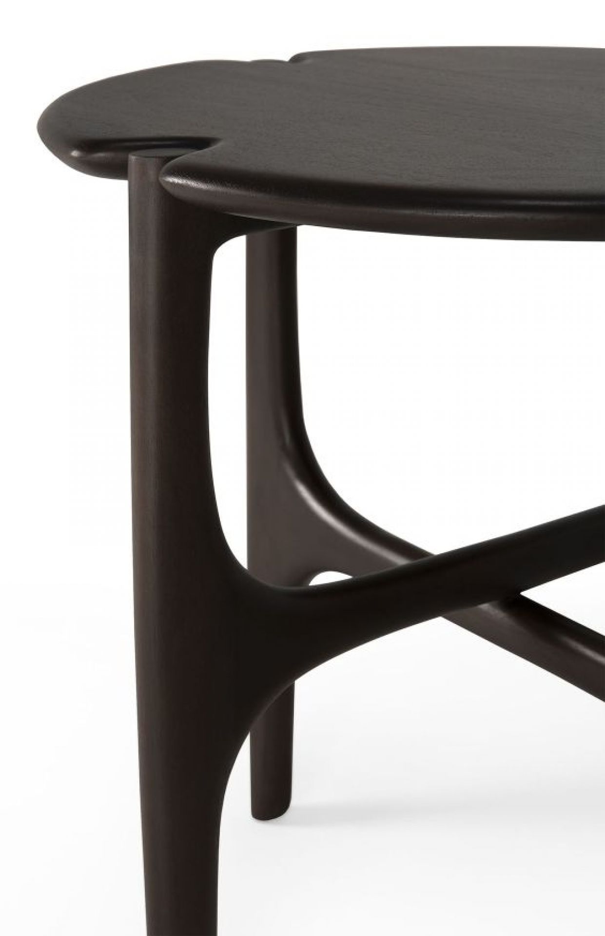 PI Side Table Mahogany Dark Brown Lacquered Ethnicraft