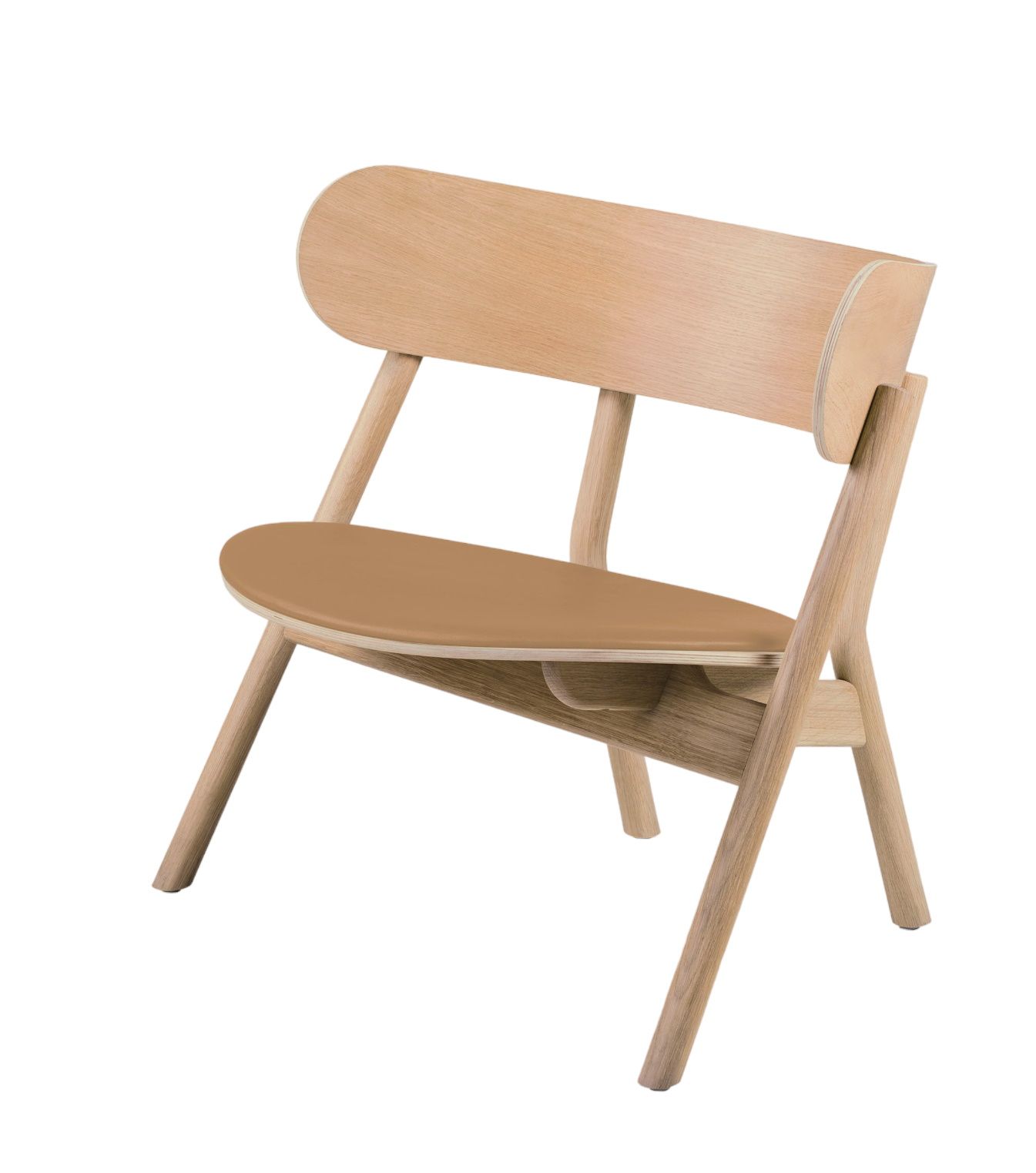 Oaki Lounge Chair with upholstery Northern