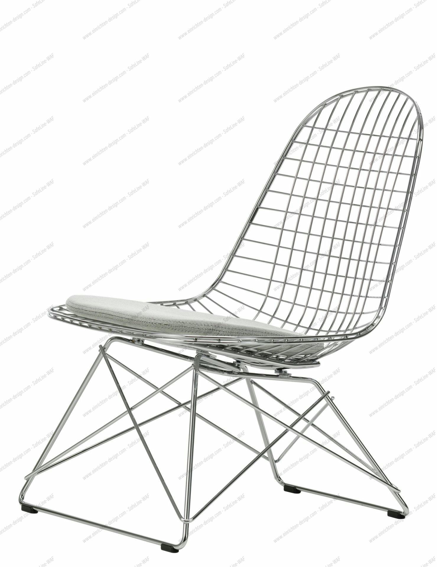 LKR-5 Wire Chair Chair with Seat Cushion Vitra