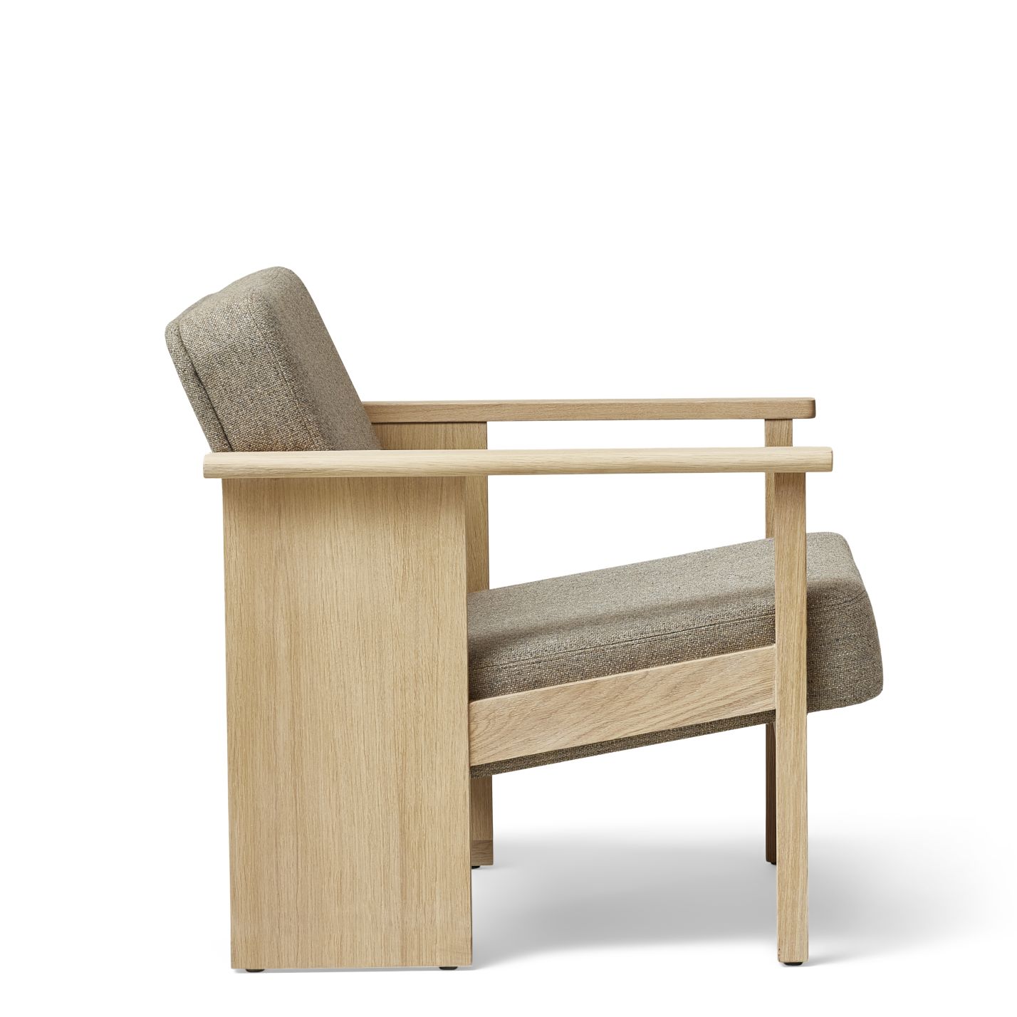 Block Lounge Chair Armchair Cover Hallingdal Form & Refine White Oak