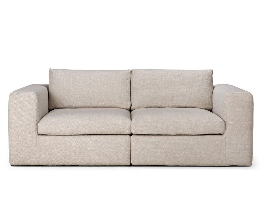 Mellow Sofa Left/Right Armrest Ivory Fabric Ethnicraft 