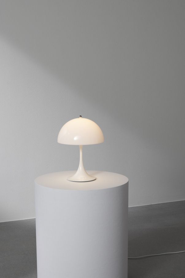 Panthella 250 Portable Battery LED Table Lamp Indoor/Outdoor Opal Louis Poulsen 