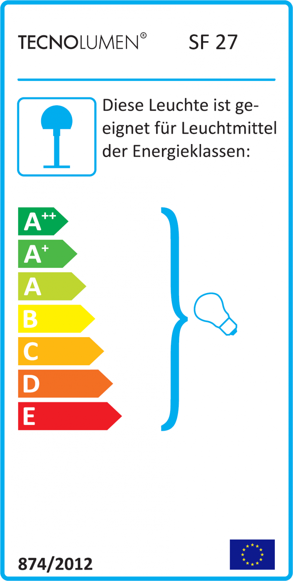SF 27 Tischleuchte Tecnolumen
