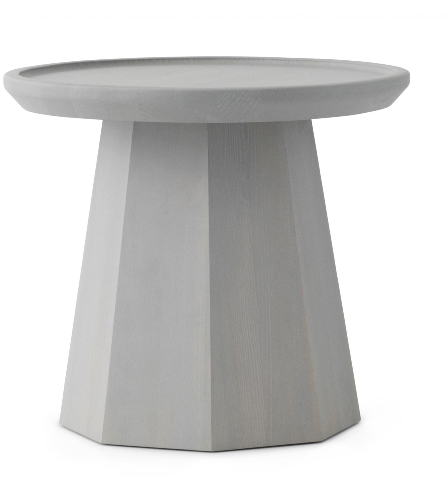 Pine Table Small Side Table Normann Copenhagen Light grey
