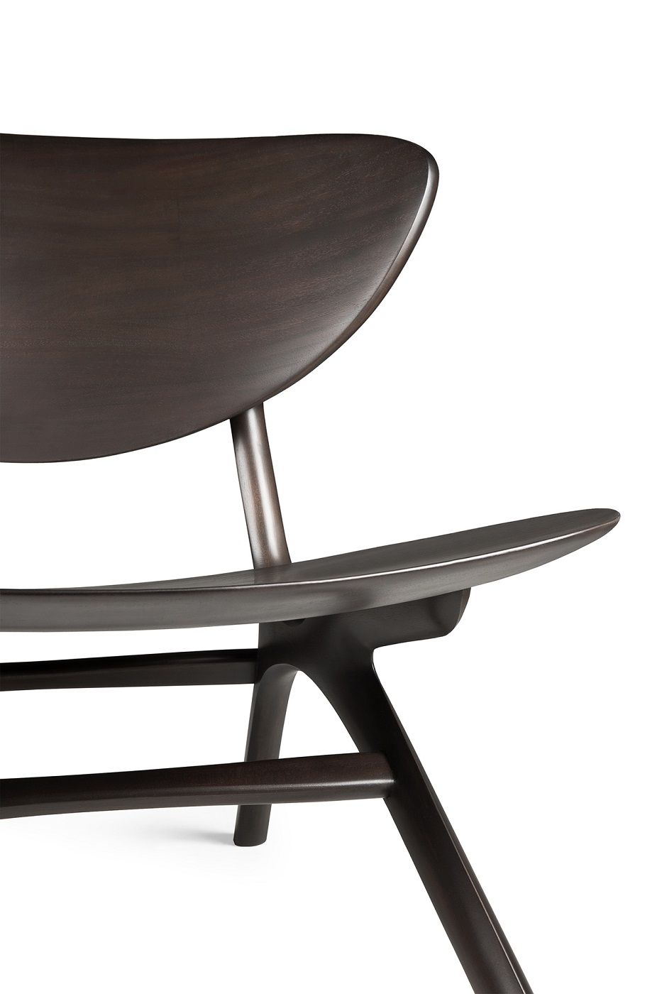 Eye Lounge Chair Mahogany Lacquered Ethnicraft
