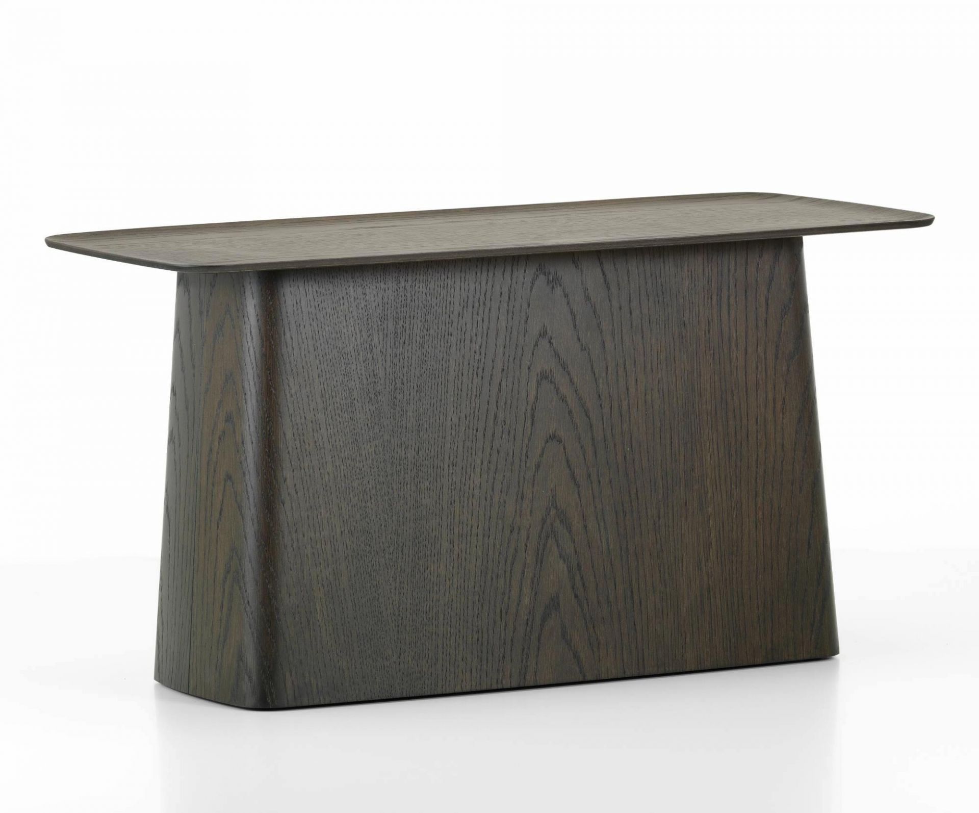 Vitra Beistelltisch aus Eiche, groß, rechteckige Tischplatte, modernes Design für Wohnzimmer und Büro.