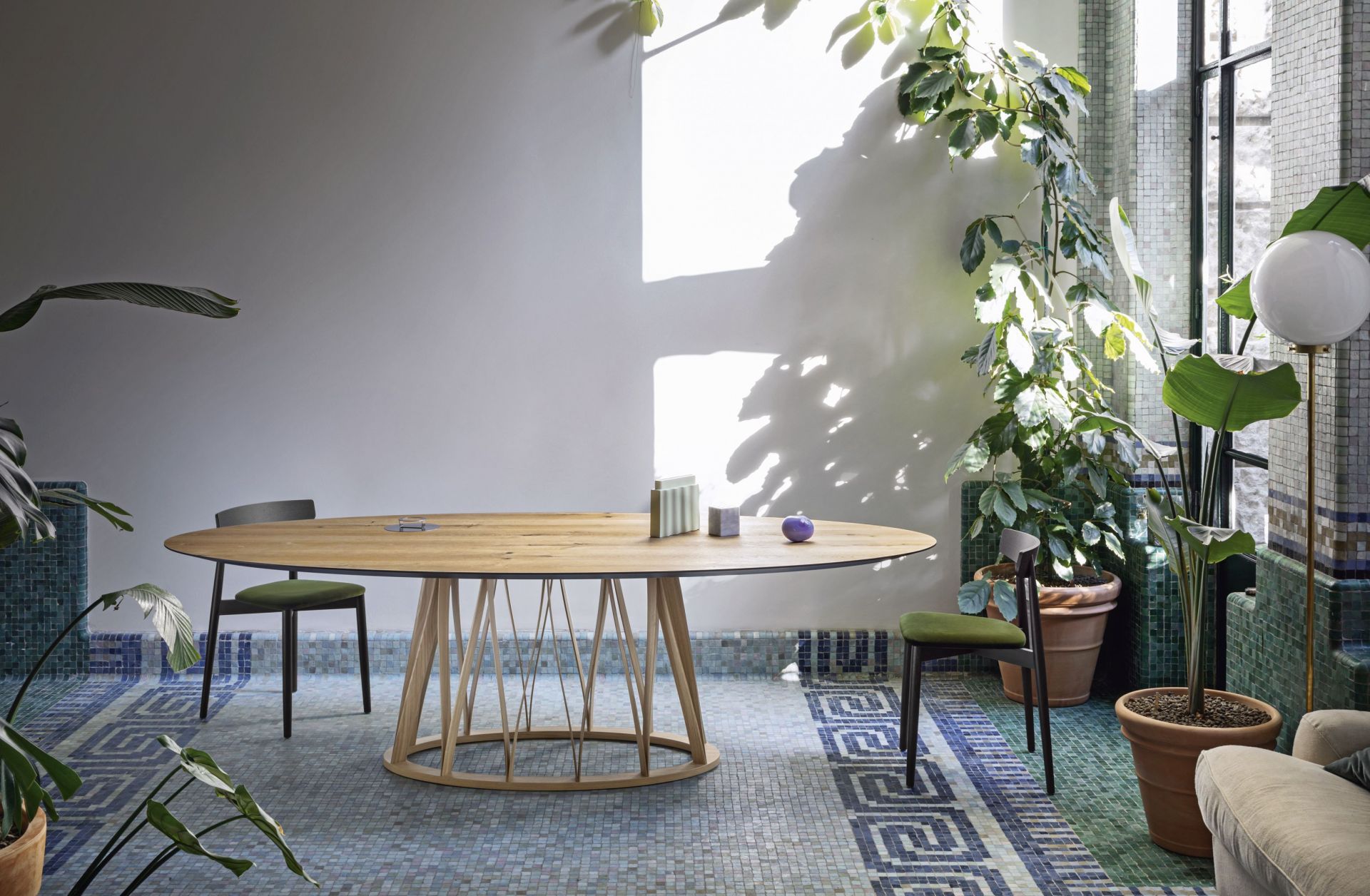Acco Table Flamed Oak Miniforms