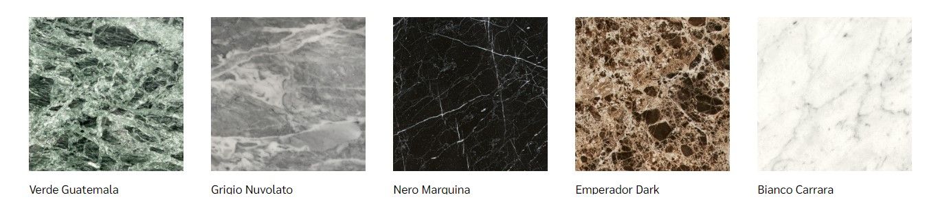 Bell Side Table Marble Grigio Nuvolato ClassiCon
