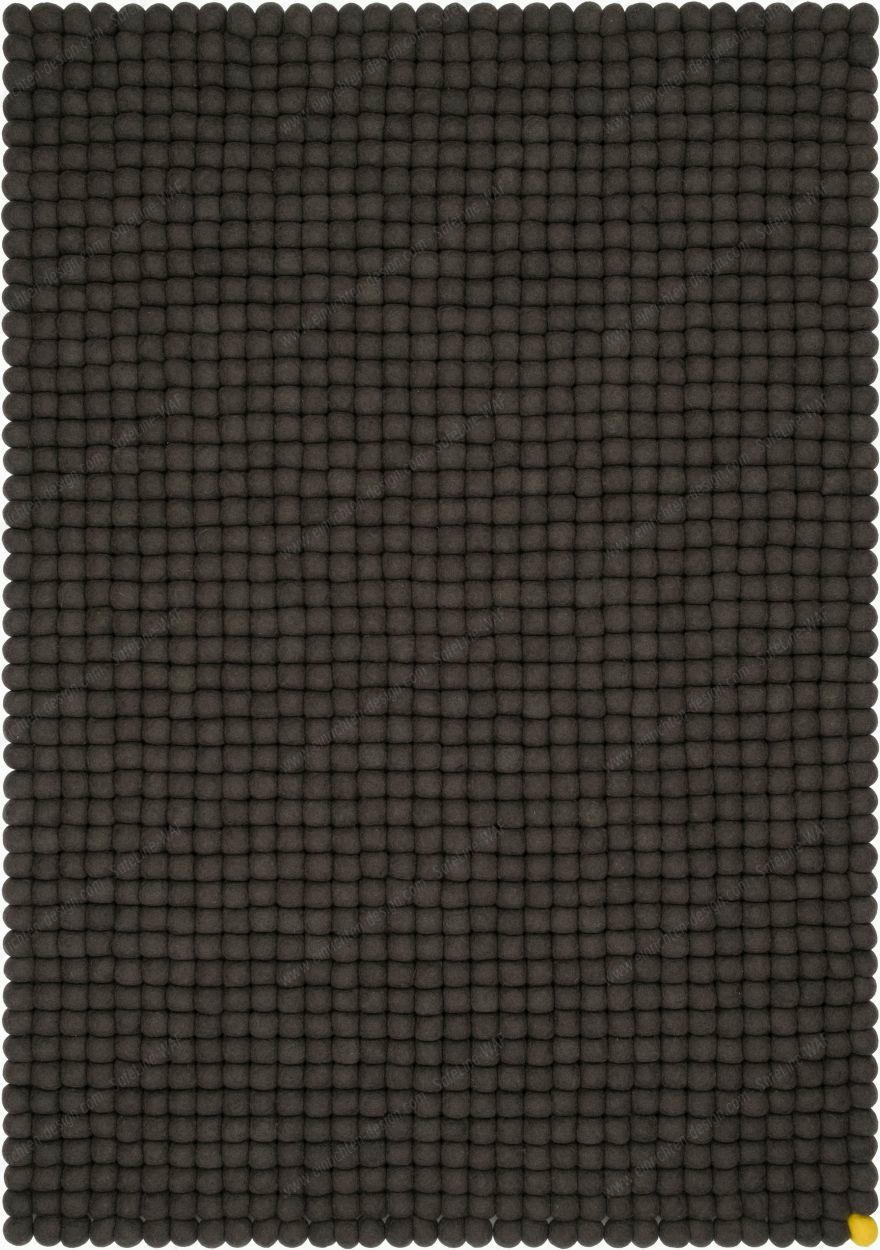 Big One Rectangular Felt carpet 180 x 260 cm myfelt Anthracite