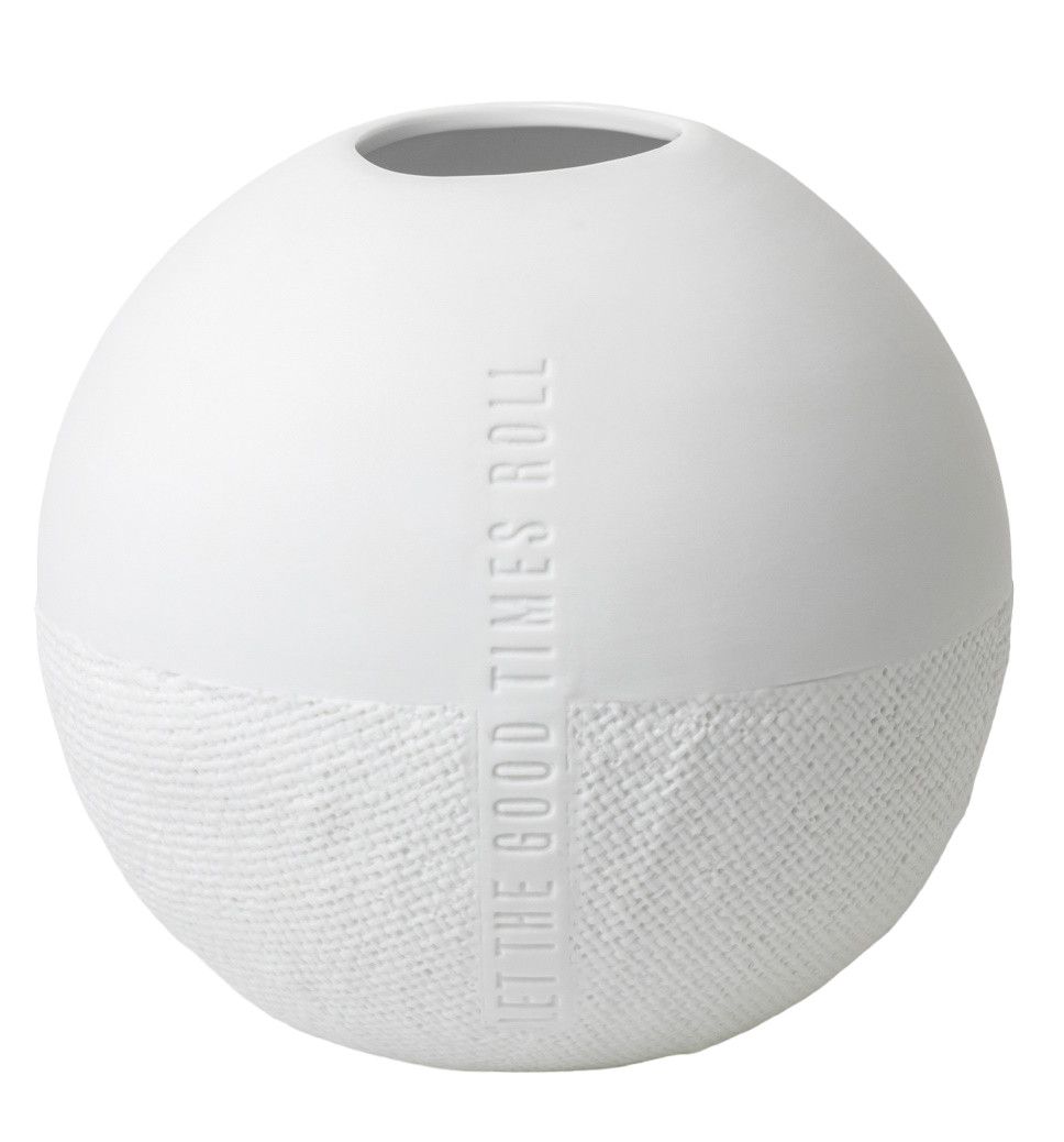 Formsprache Vase Let the Good Times Roll Wheels 
