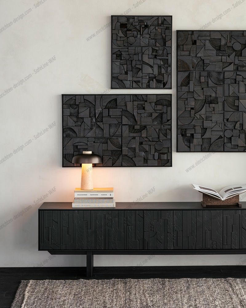 Bricks Wall Art Wood Ethnicraft 