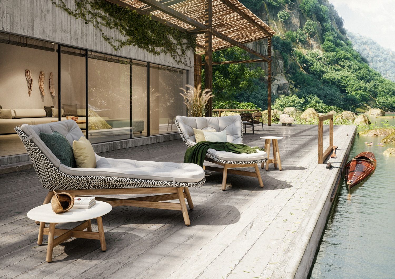 Mbrace Outdoor Side table Dedon