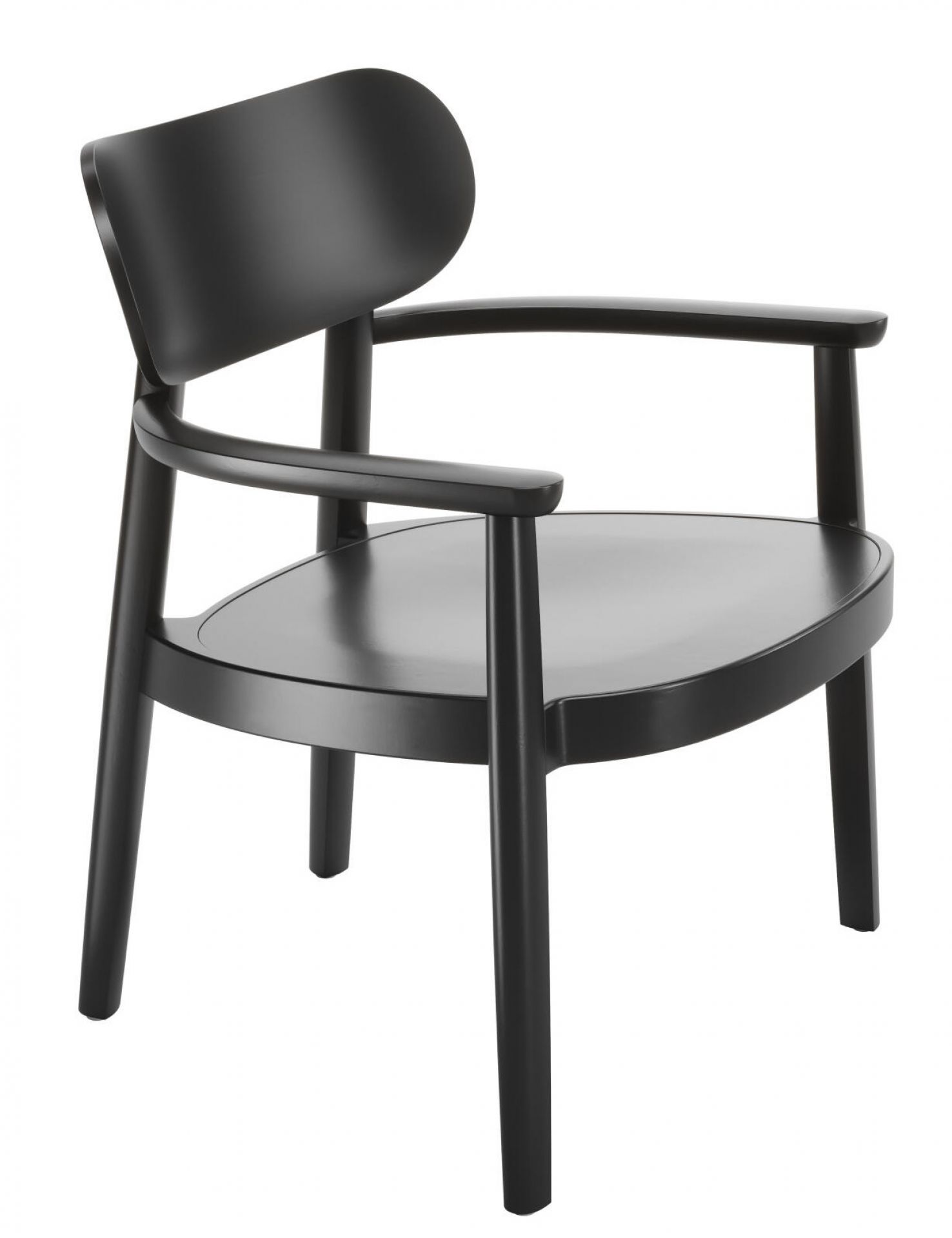 Wooden armchair with armrests 119 MF Thonet 