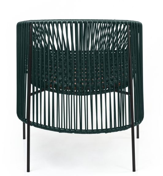 Caribe Chic Lounge Chair Lounge Chair Outdoor ames  Moss green / Copper / Black