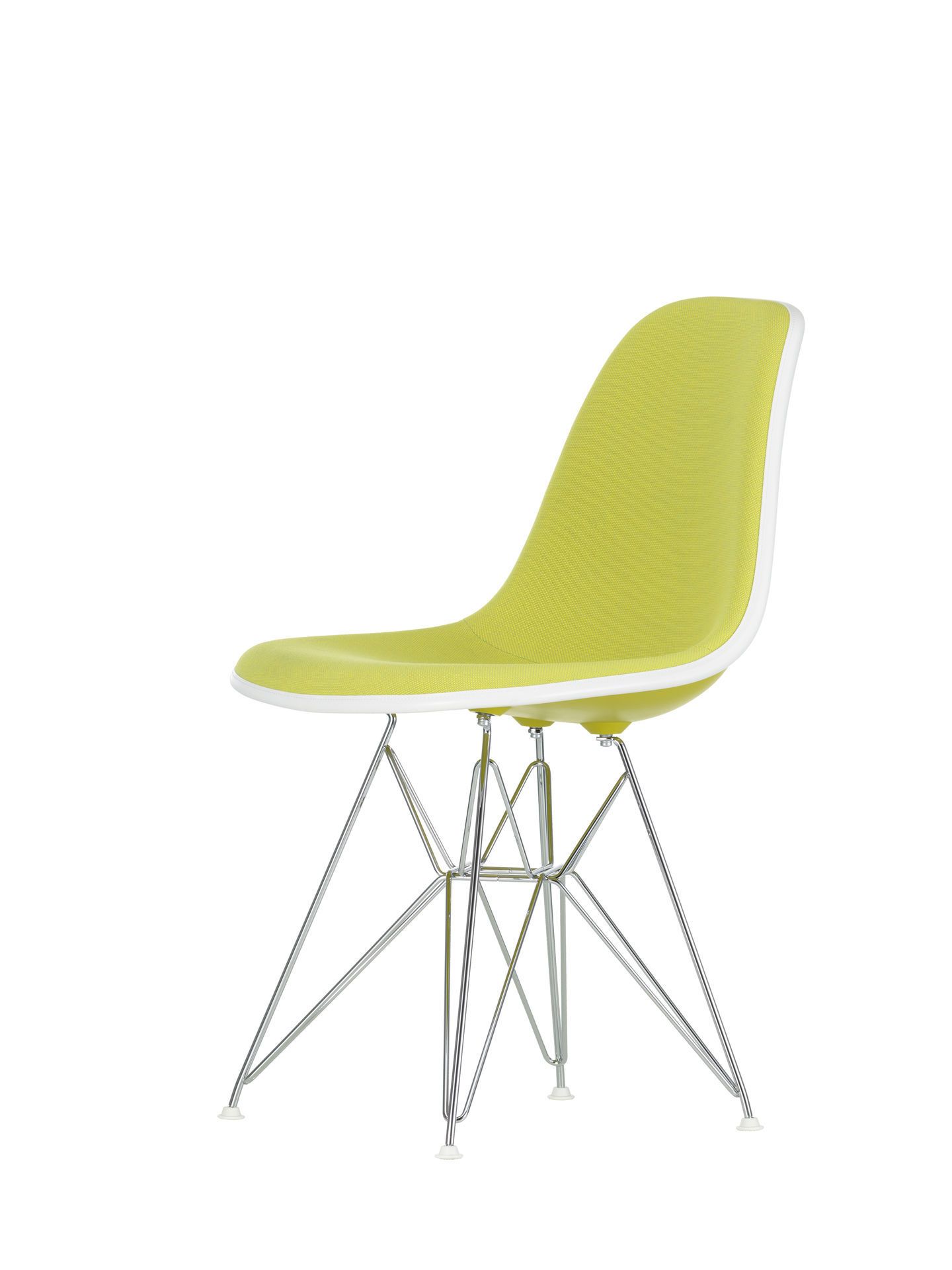 Eames Plastic Side Chair DSR Chair Fully upholstered Vitra