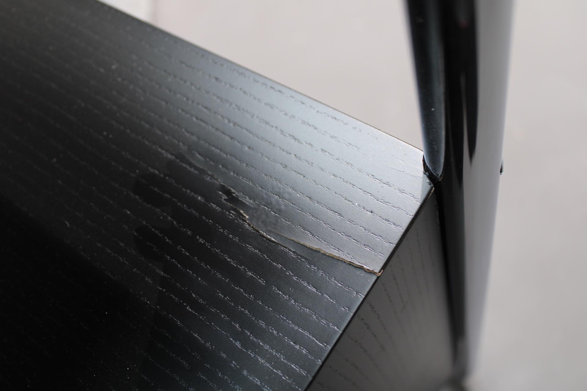 S 285/2 Tubular steel desk Black / Black Thonet IMPERFECT ITEMS